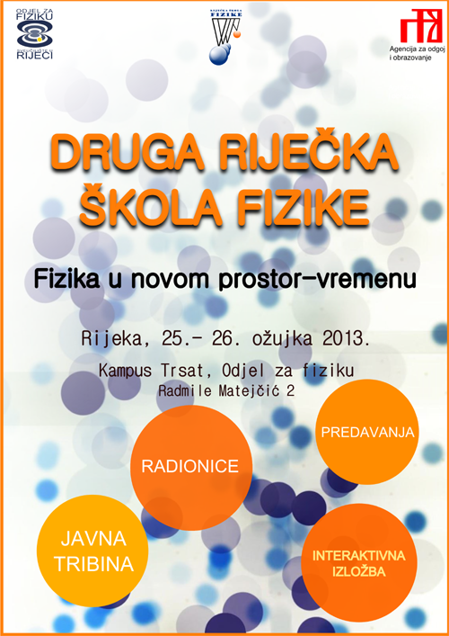 Poster Druge riječke škole fizike Poster Druge riječke škole fizike