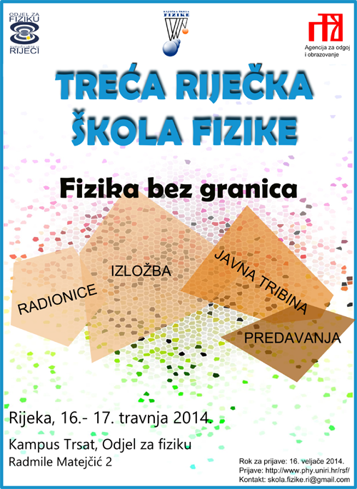 Poster Treće riječke škole fizike